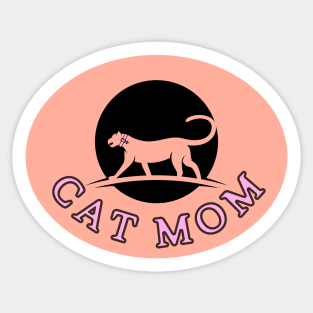 CAT MOM CAT EYE PANTHER Sticker